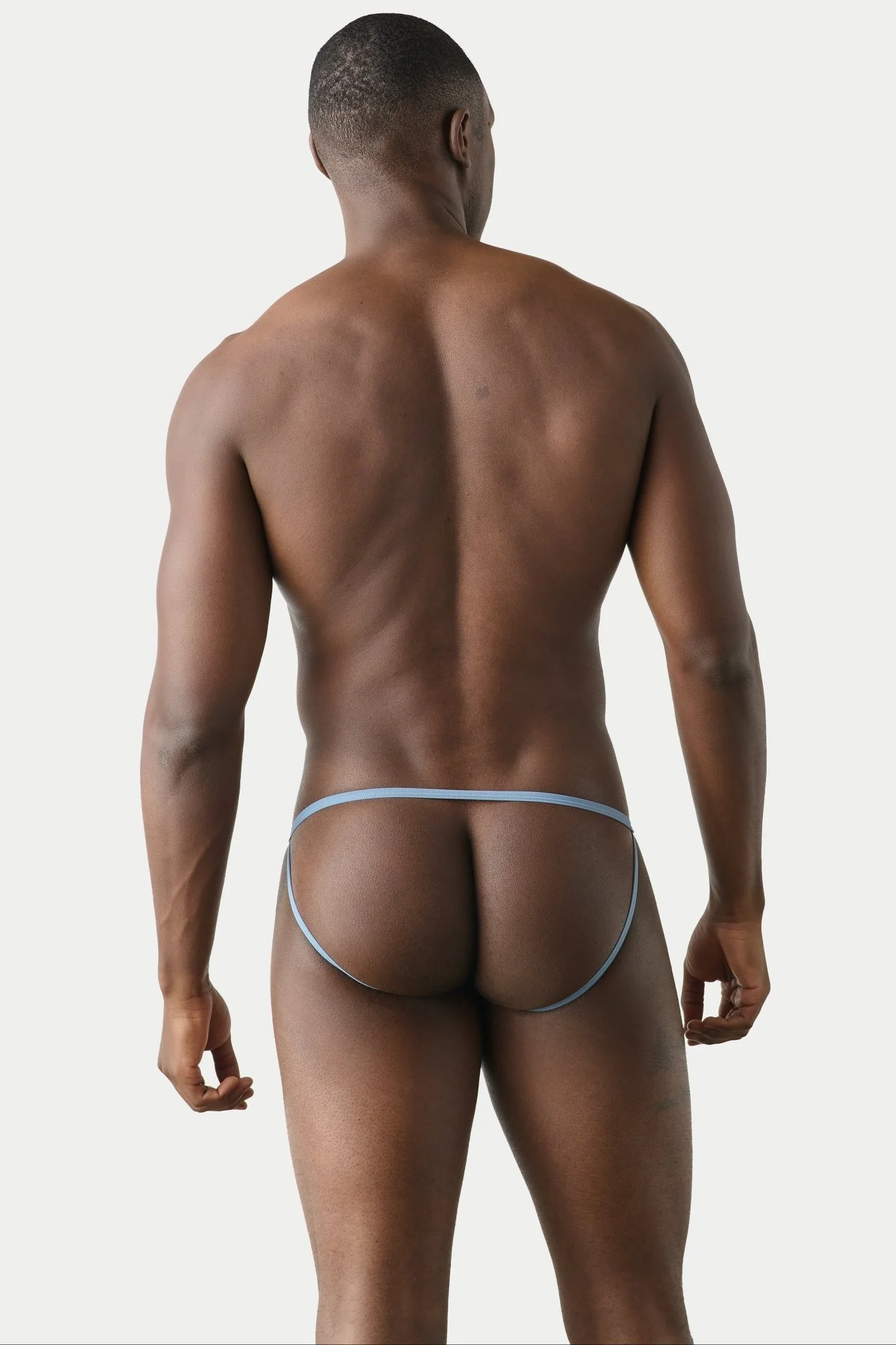 AERO String Jockstrap - Blue - Image 3