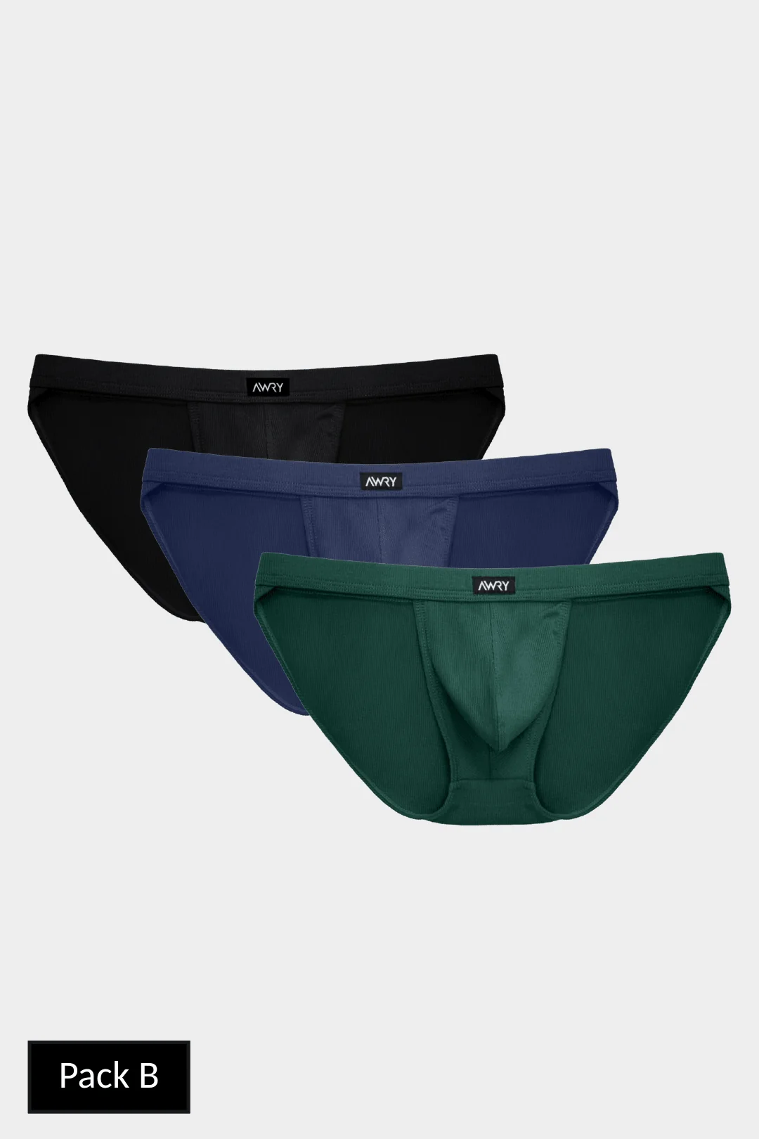 3 Pack RIBBED Tanga Briefs - Image 3