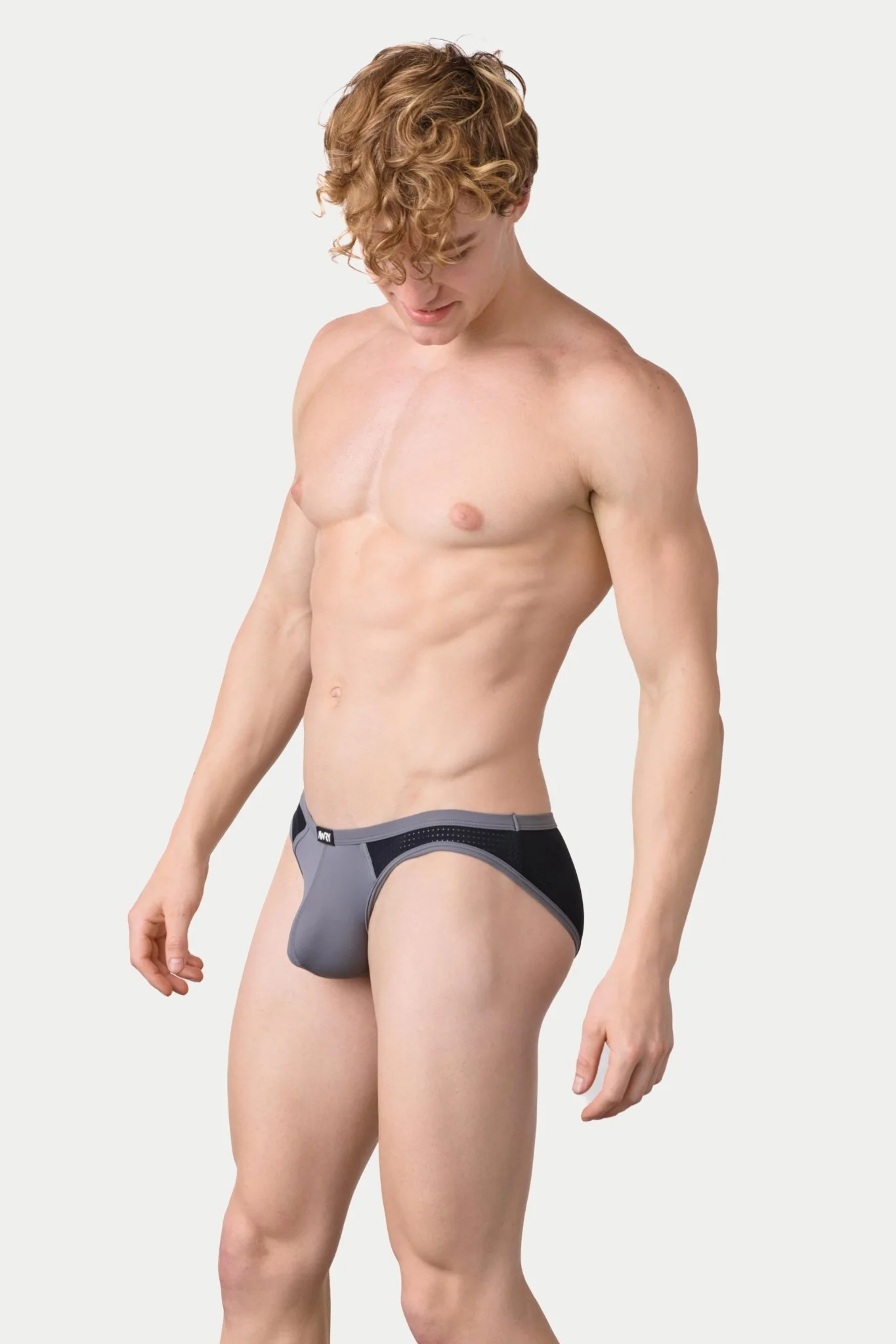 AERO Bikini Briefs - Gray Noir - Image 3