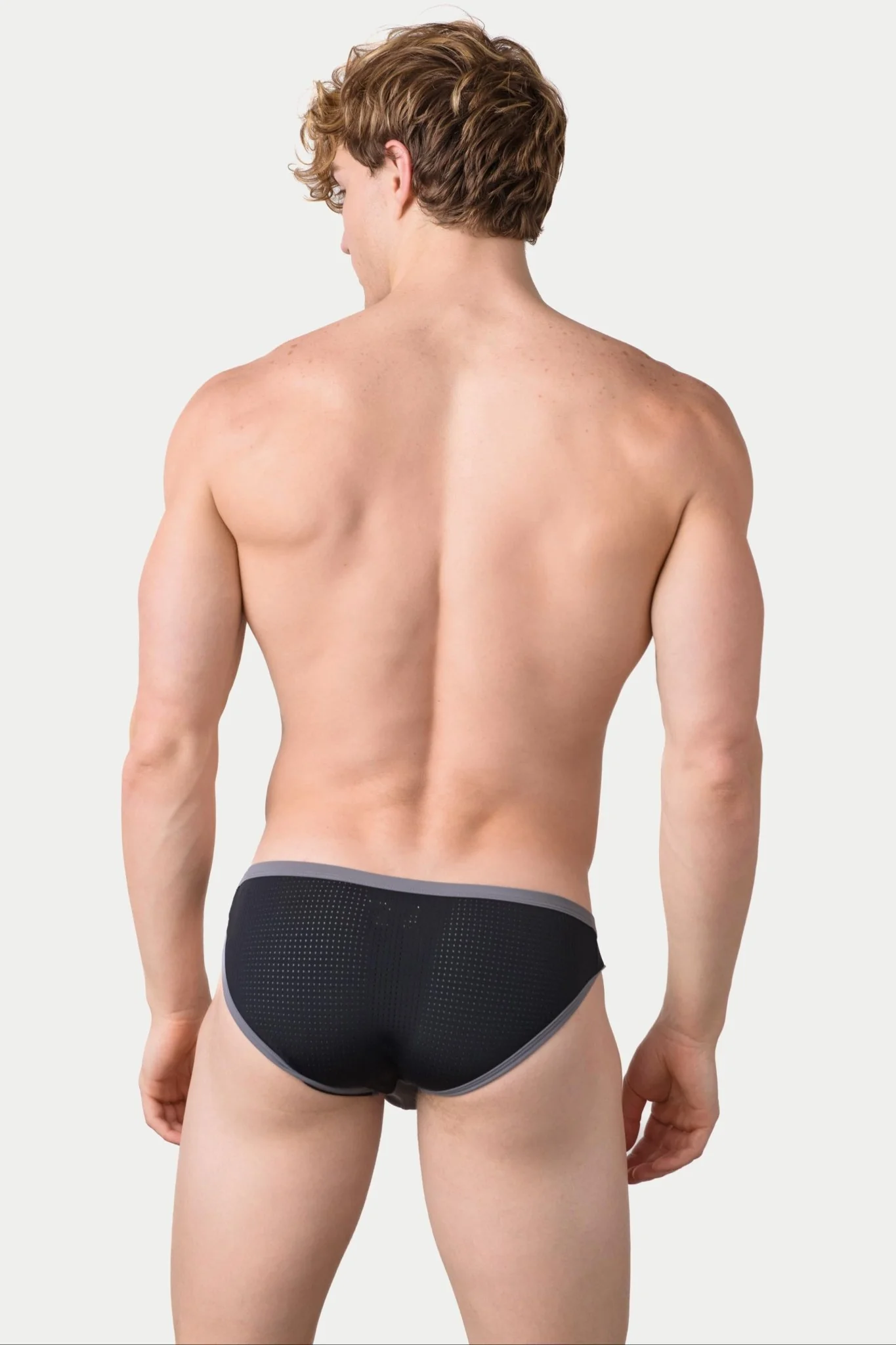 AERO Bikini Briefs - Gray Noir - Image 4