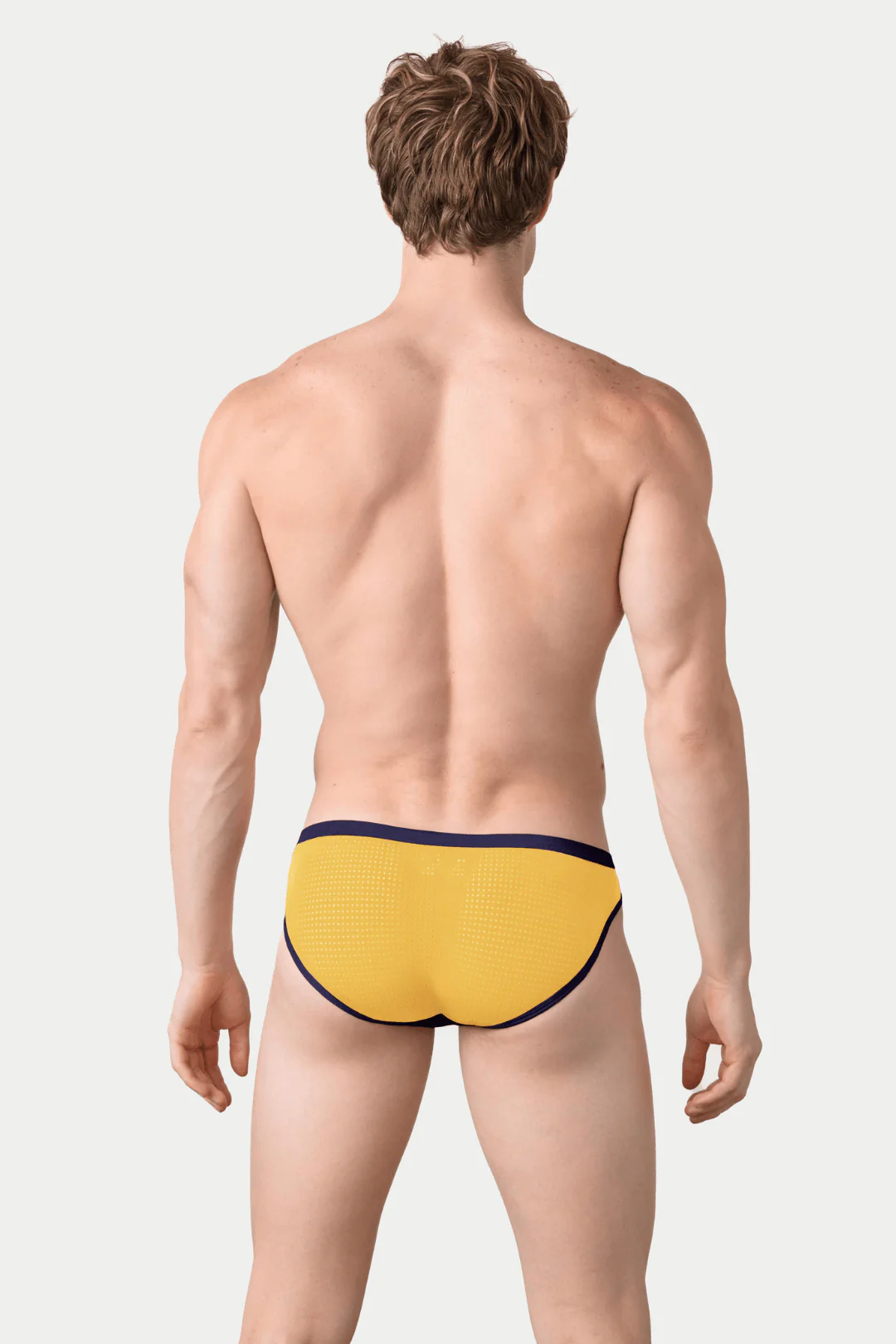 AERO Bikini Briefs - Navy Gold - Image 6