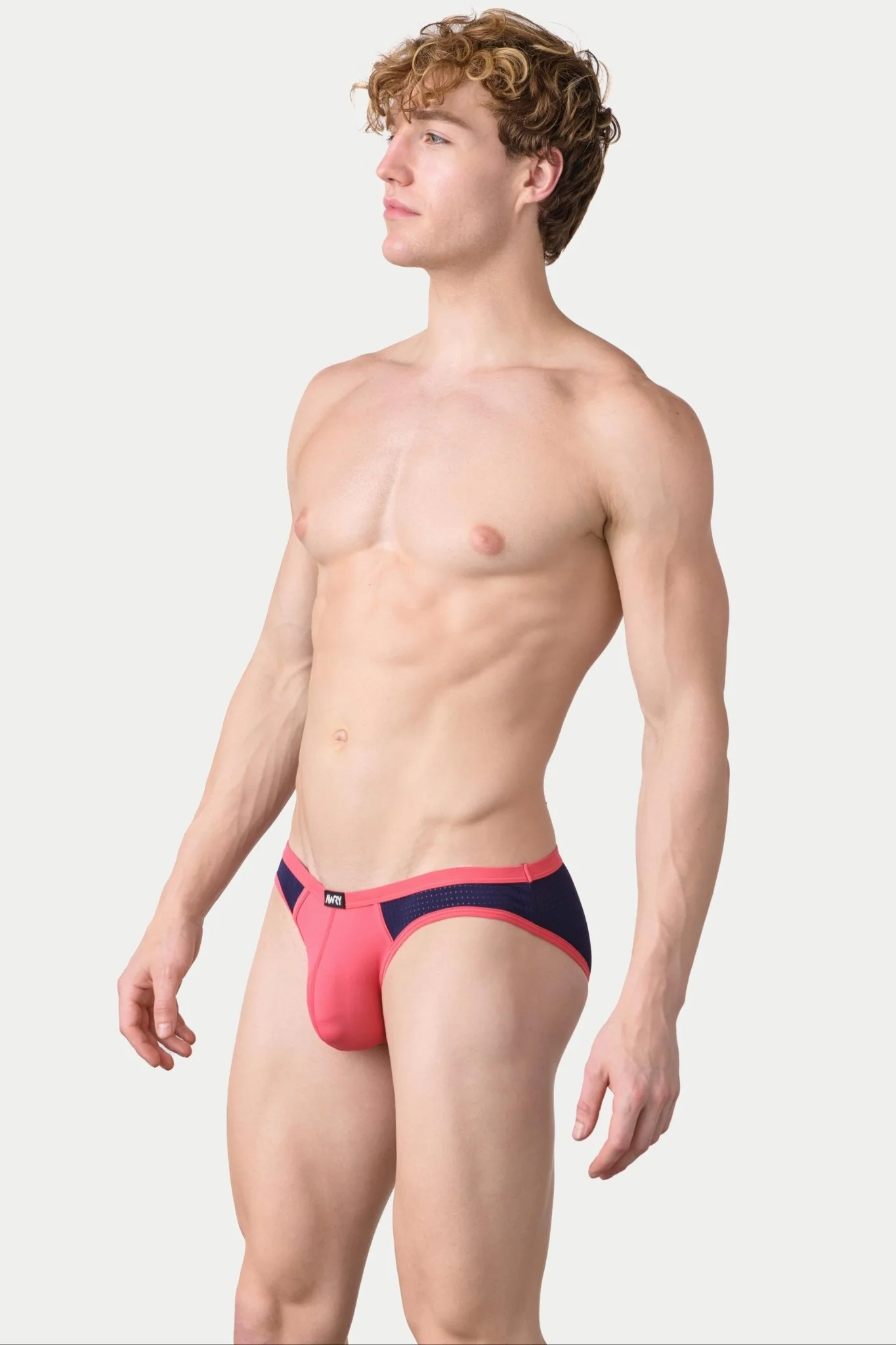 AERO Bikini Briefs - Pink Navy - Image 4