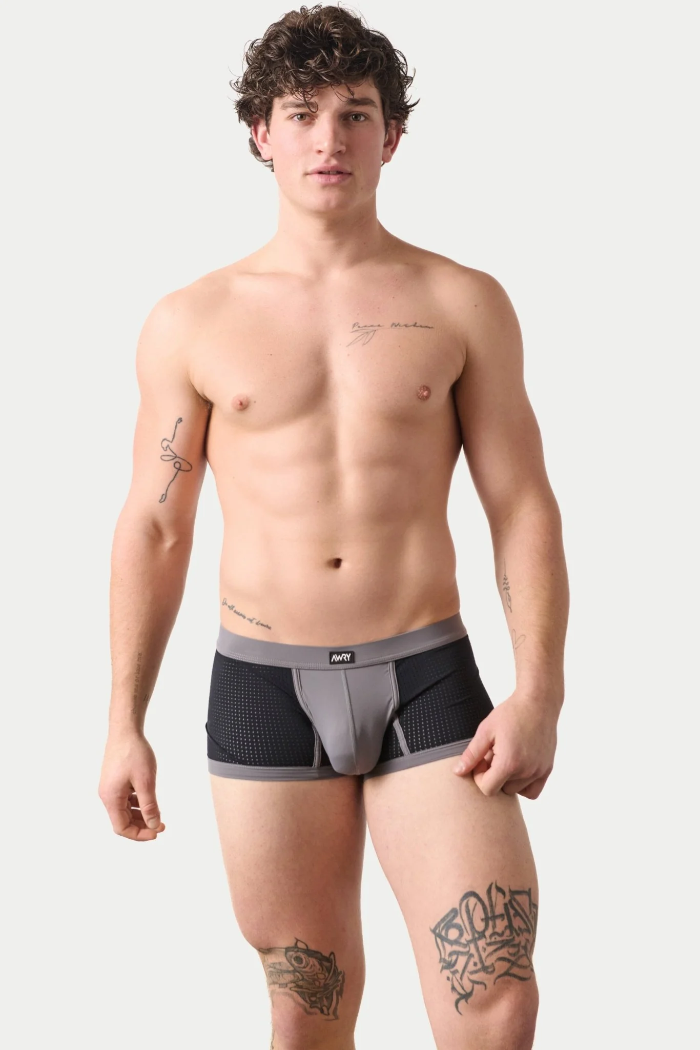 AERO Thong Trunks - Black - Image 3