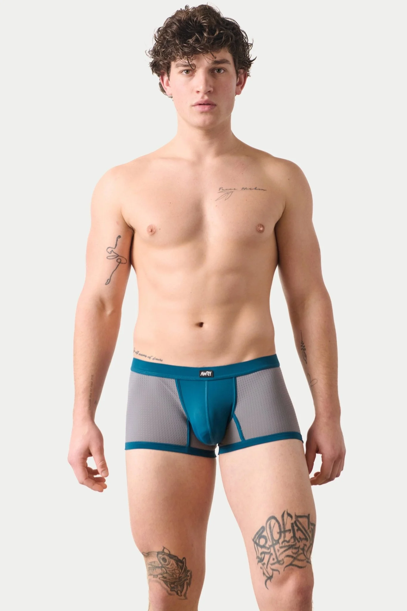 AERO Thong Trunks - Gray - Image 3