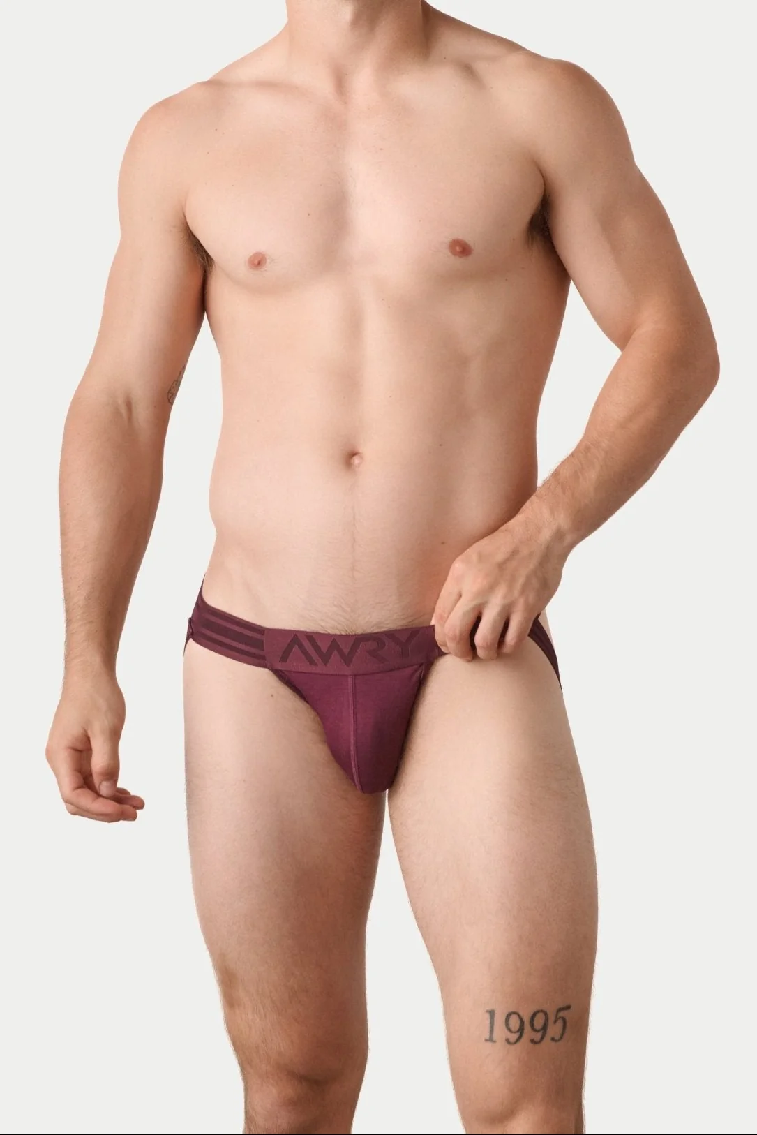AXIS Jock Thong - Merlot - Image 3
