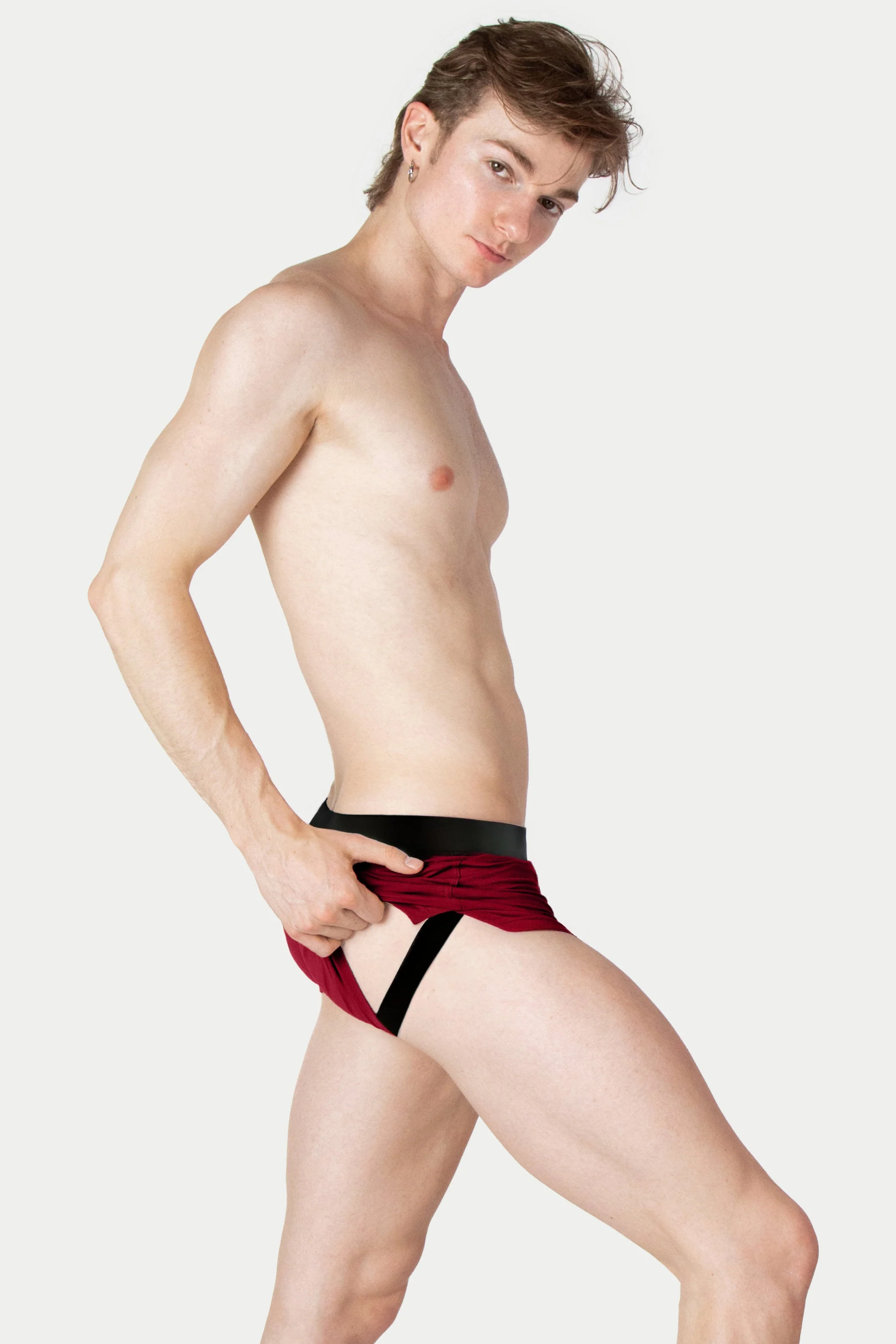 BOOST Jock Boxers - Burgundy - Image 4