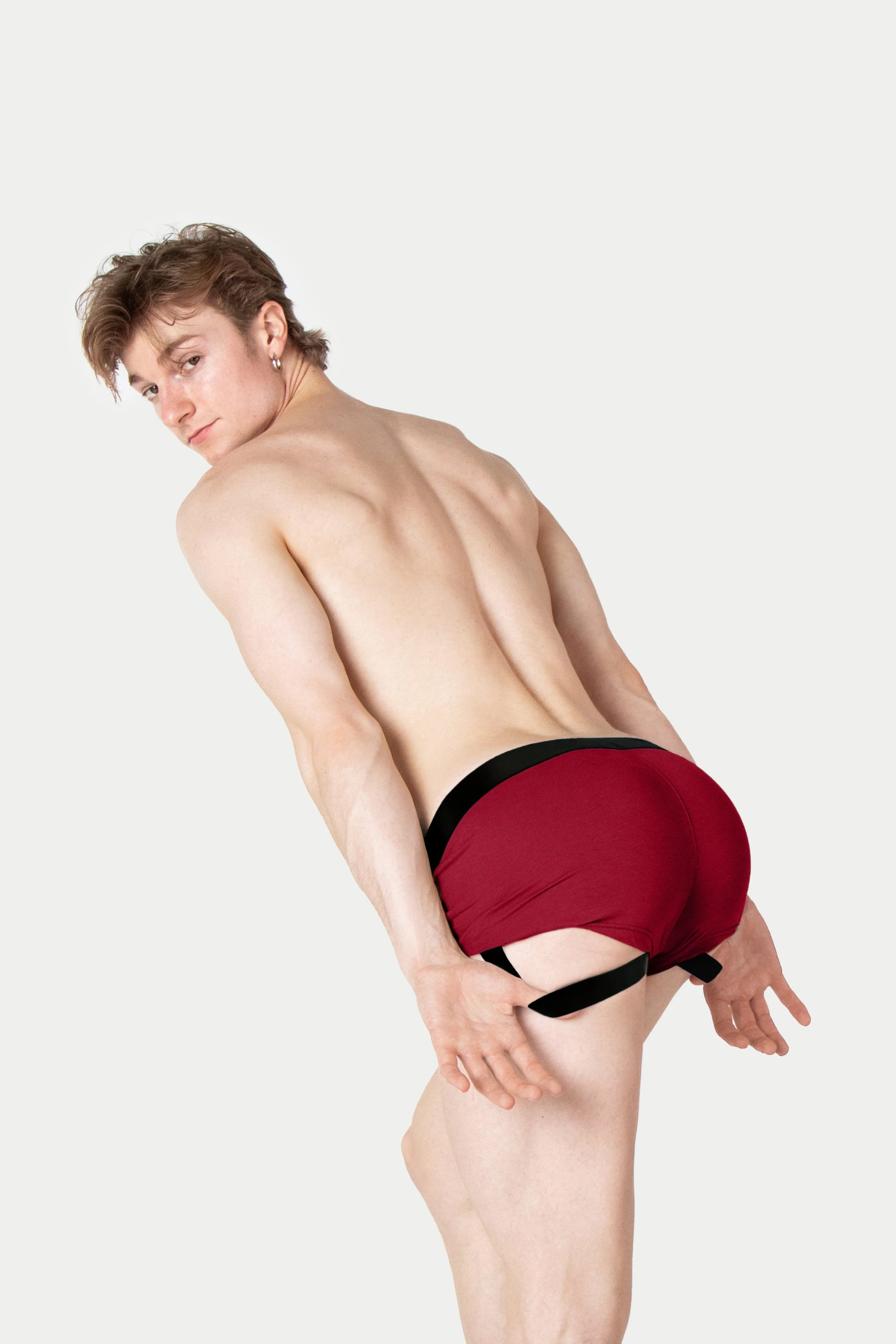 BOOST Jock Boxers - Burgundy - Image 5
