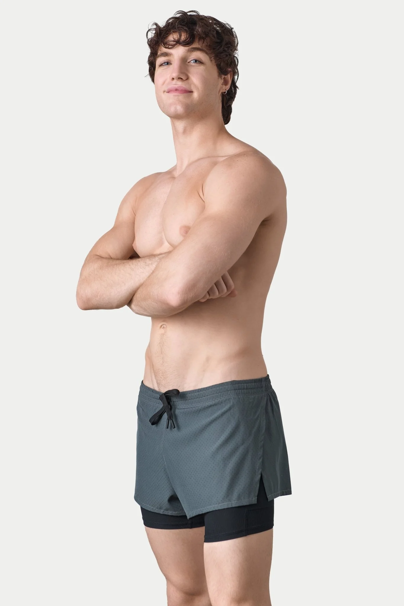 BREEZE Liner Shorts - Gray - Image 3