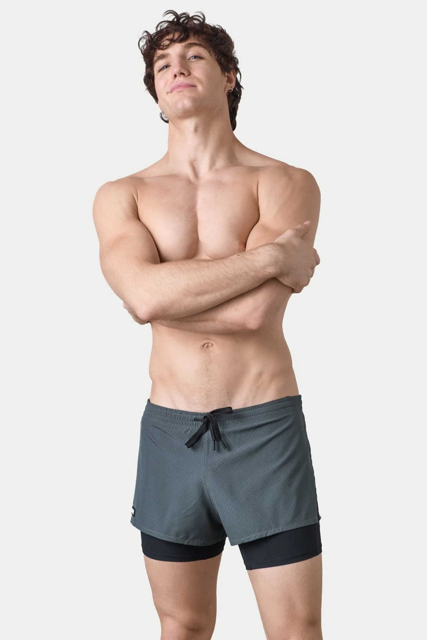 BREEZE Liner Shorts - Gray - Image 4