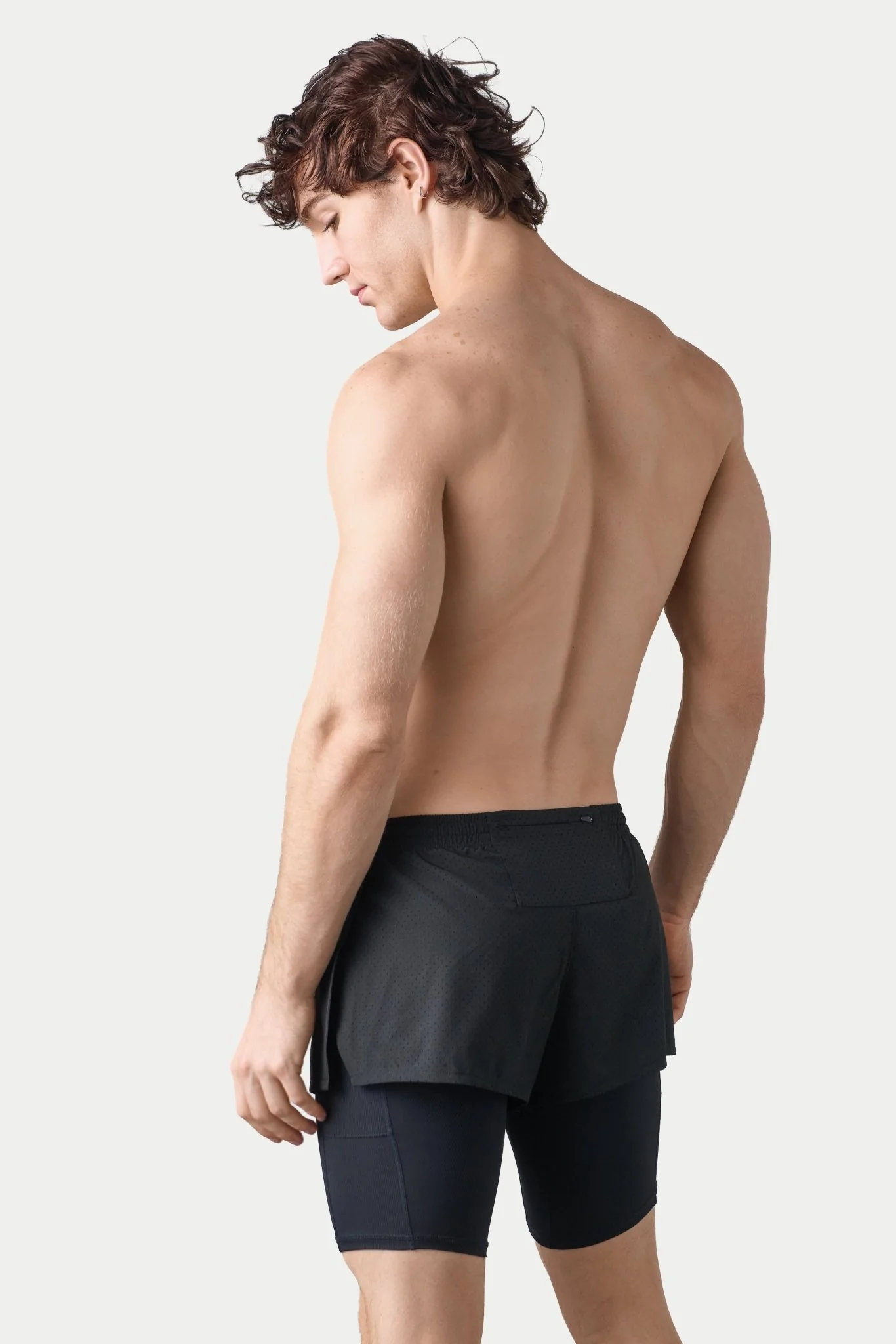 BREEZE Long Liner Shorts - Black