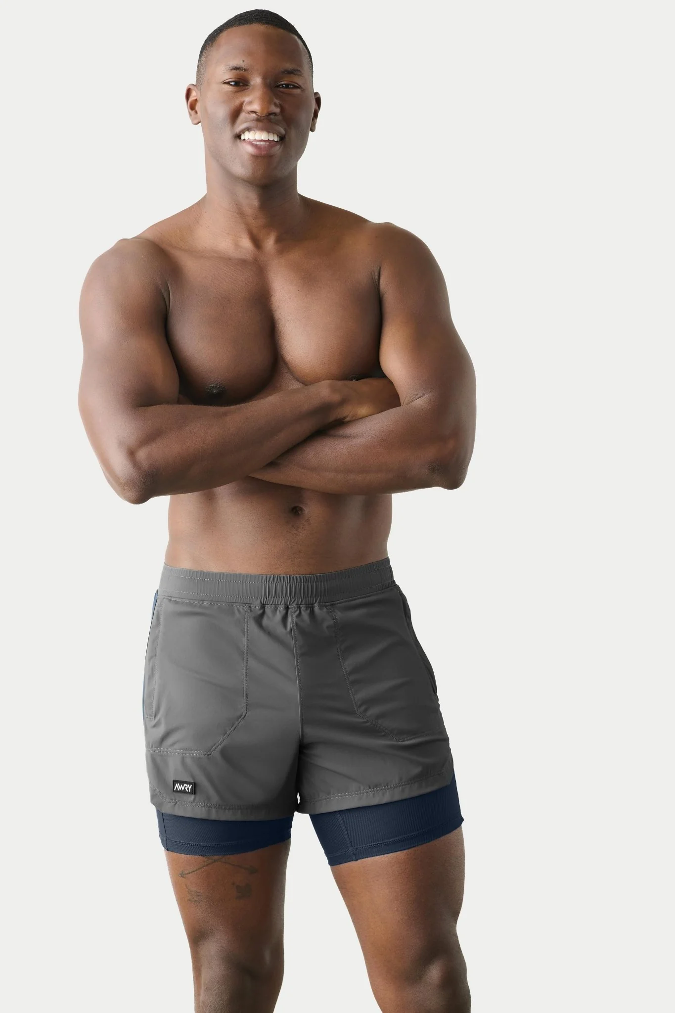 FLEX Shorts V2 - Anchor Gray - Image 4