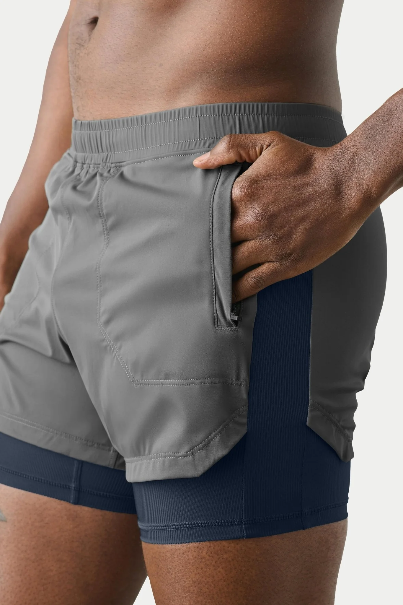 FLEX Shorts V2 - Anchor Gray - Image 6