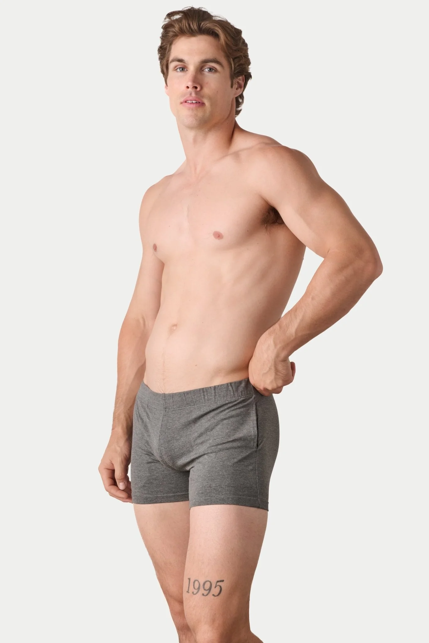 FLOW 4 Inch Shorts V2 - Heather Gray - Image 3
