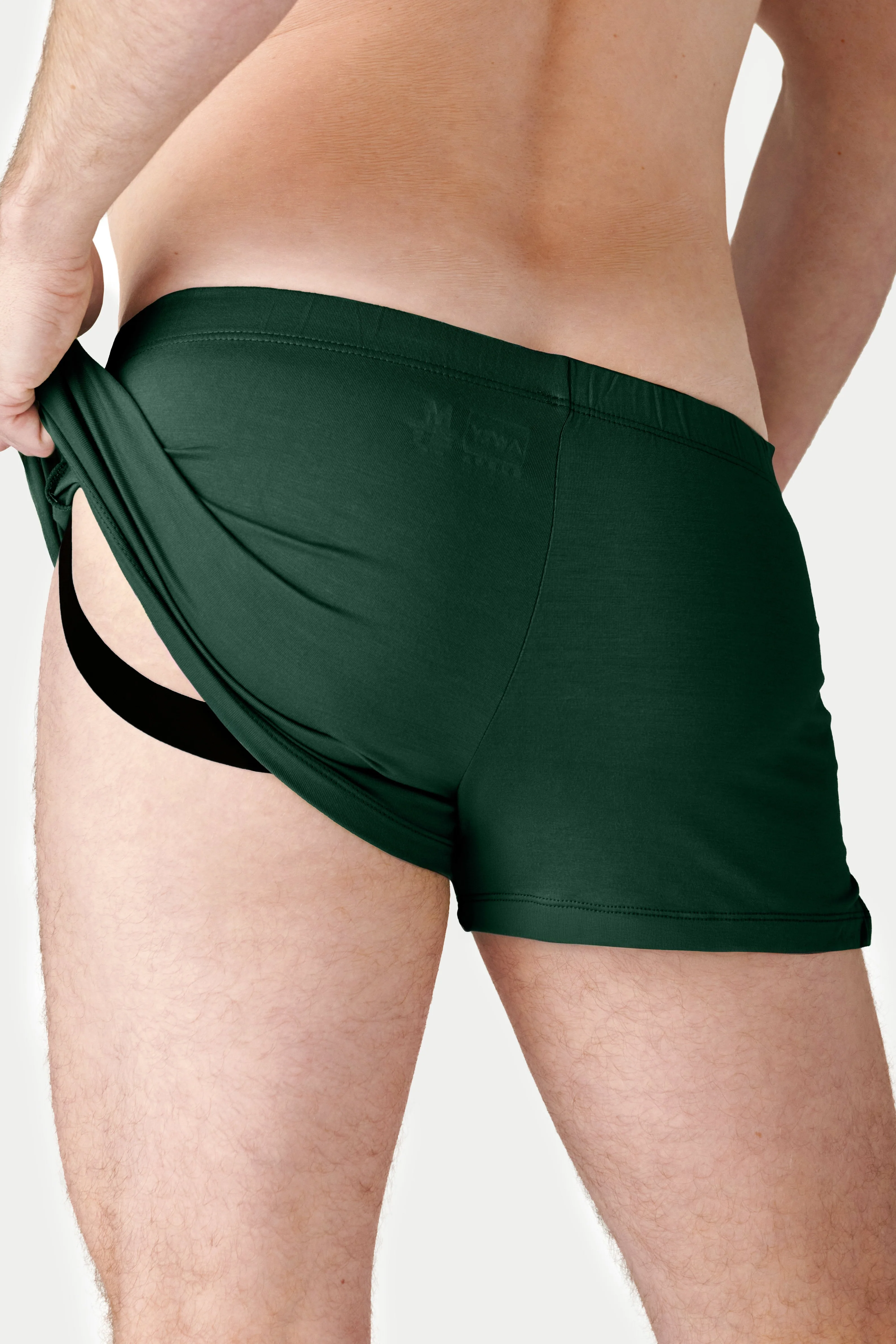 FUSION Jock Boxers - Pine Green - Image 5