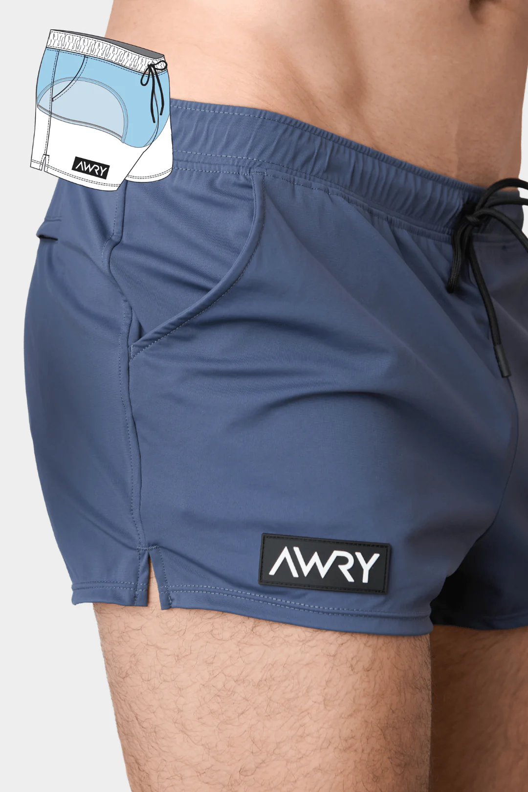 HYBRID Shorts - Midnight Blue - Image 6