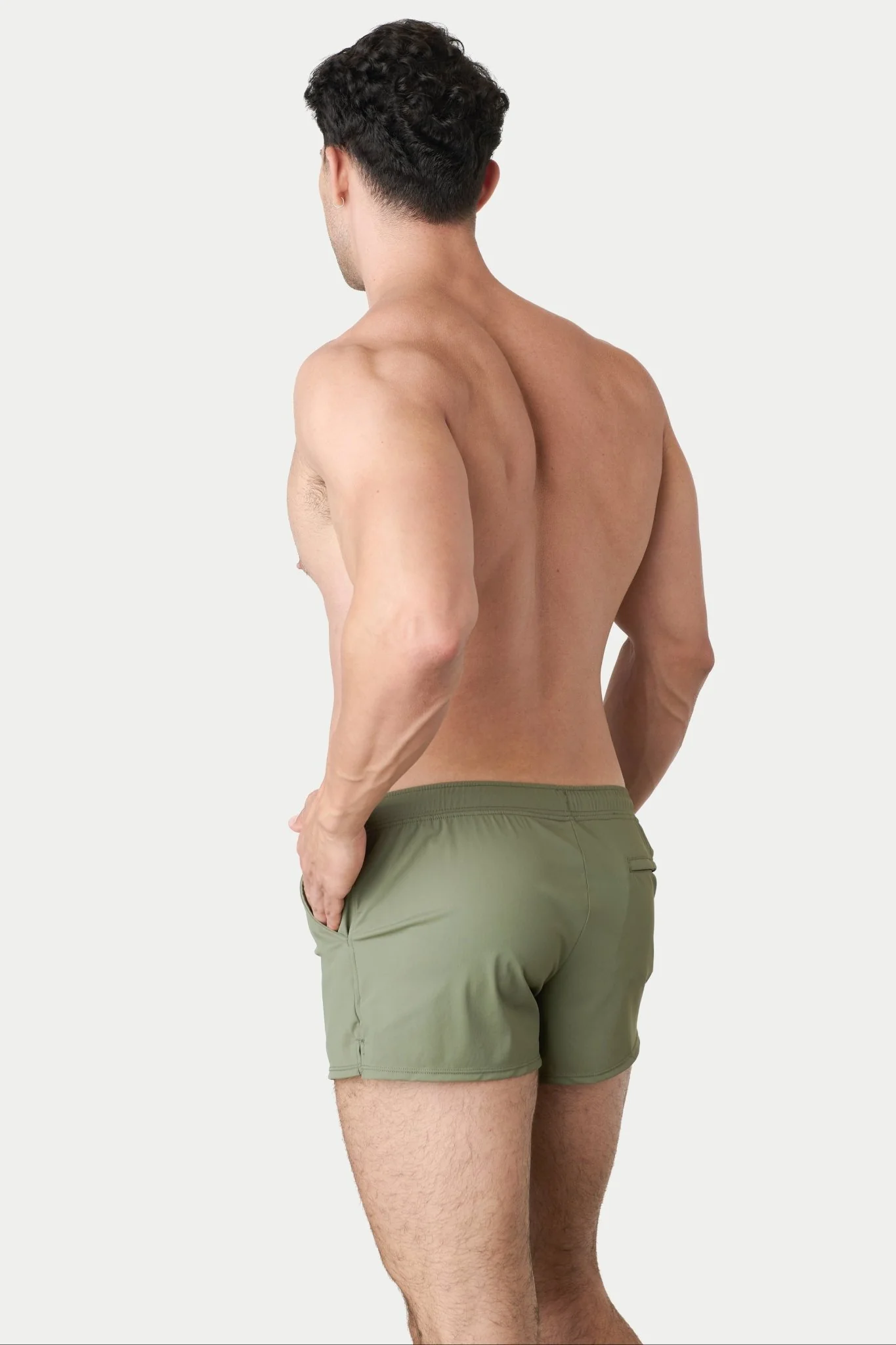 HYBRID Shorts - Moss Green - Image 3