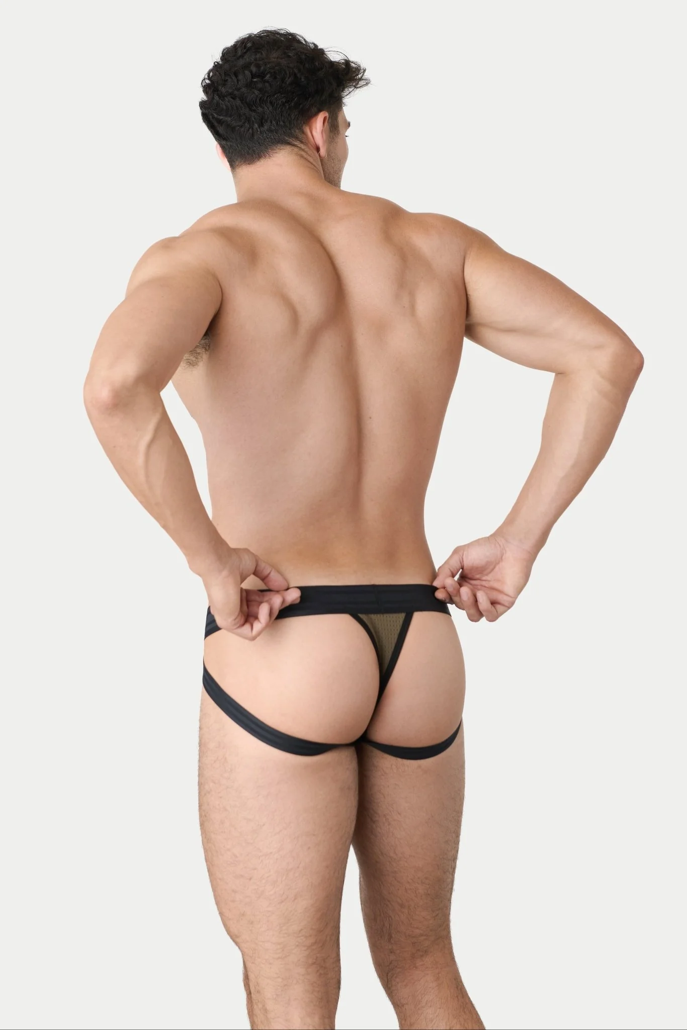 LIFT Jock Thong - Moss Black - Image 3
