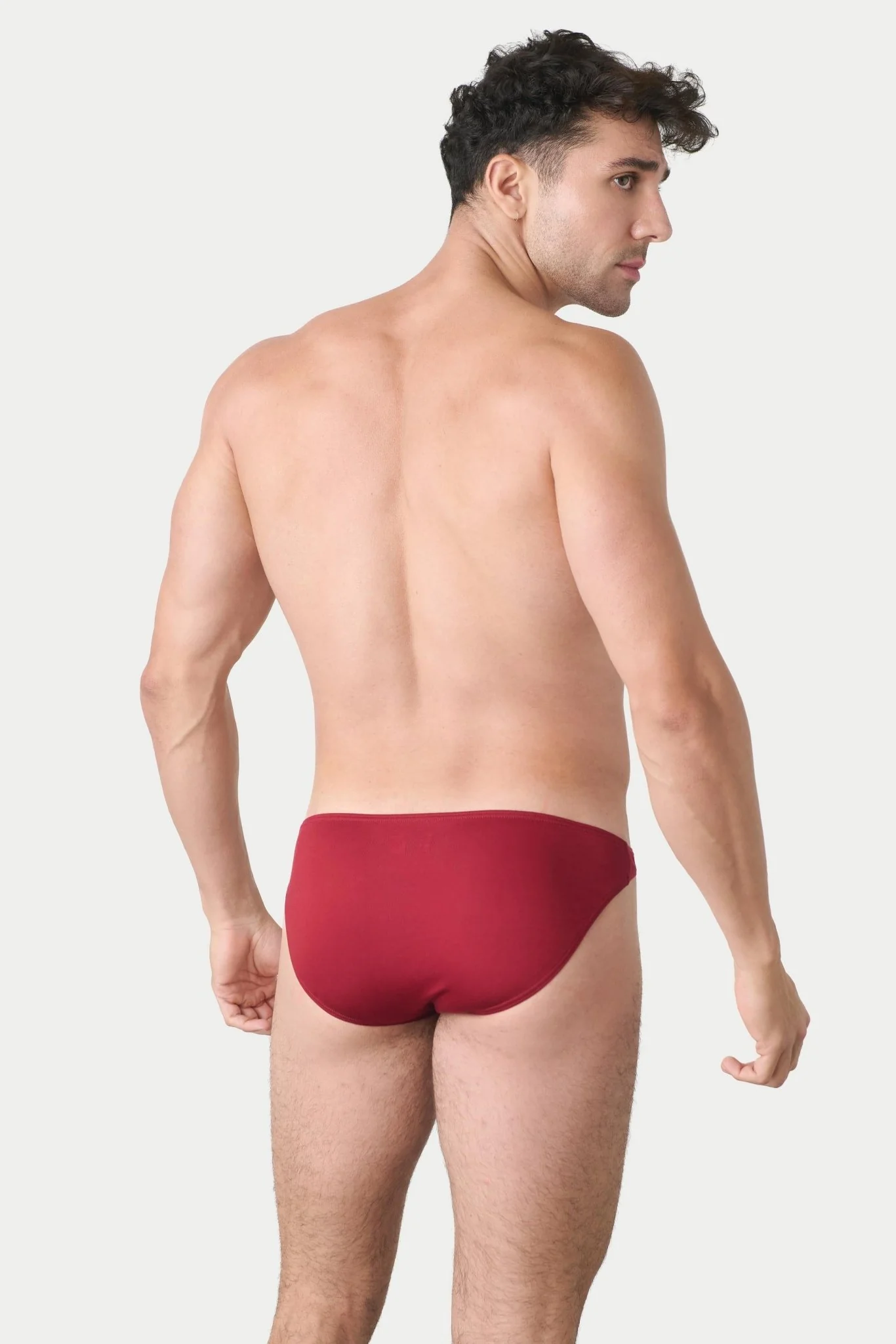 LOUNGE Briefs V2 - Maroon - Image 4