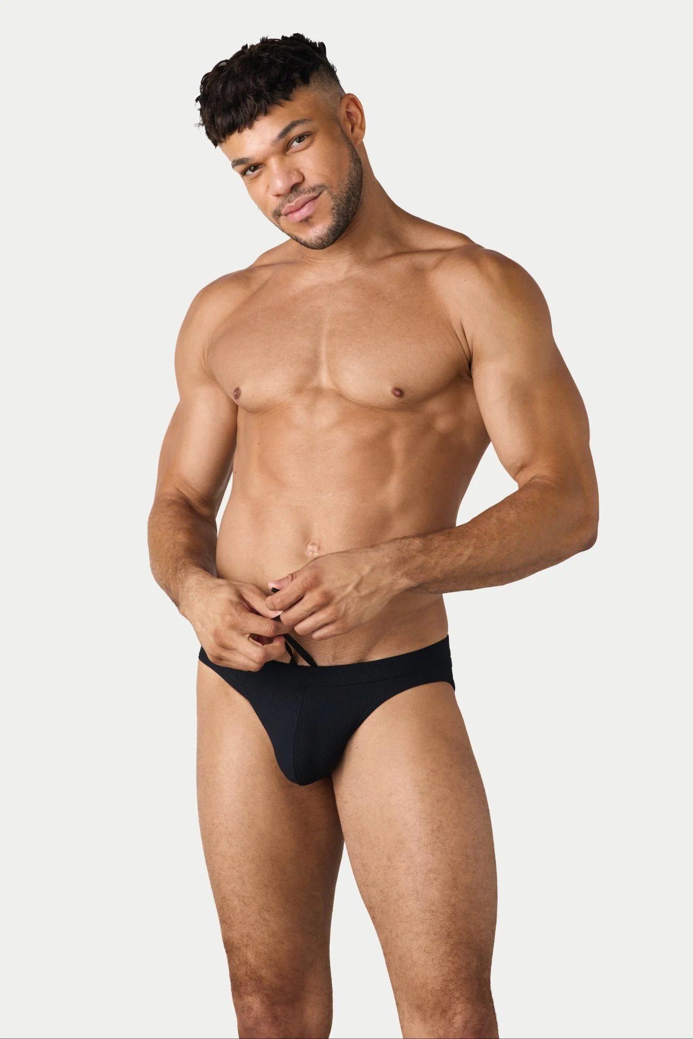 OASIS Contour Swim Brief - Black - Image 6