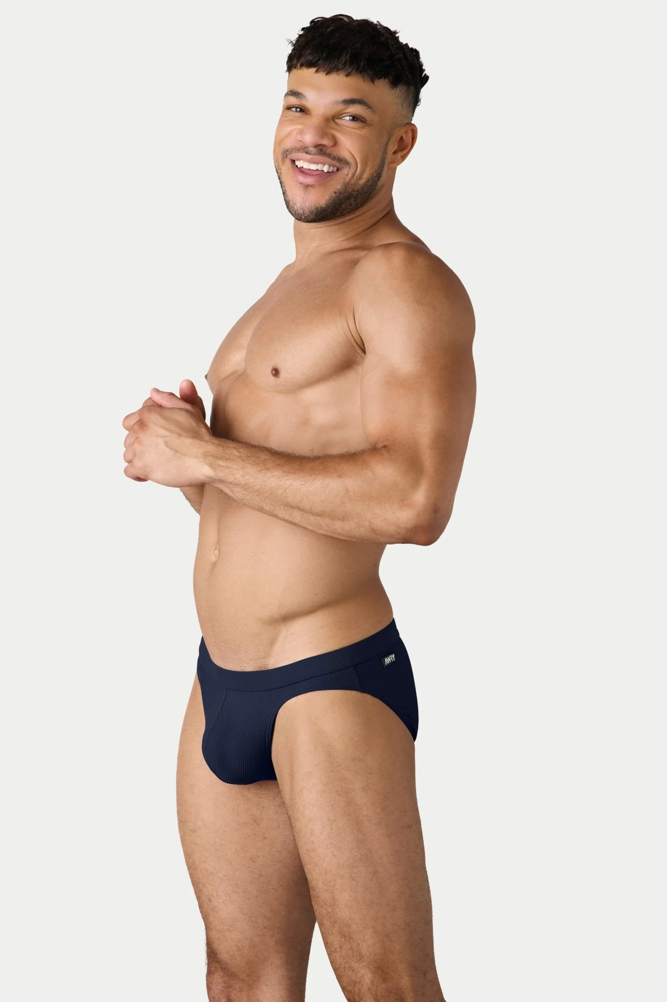 OASIS Contour Swim Brief - Navy - Image 5