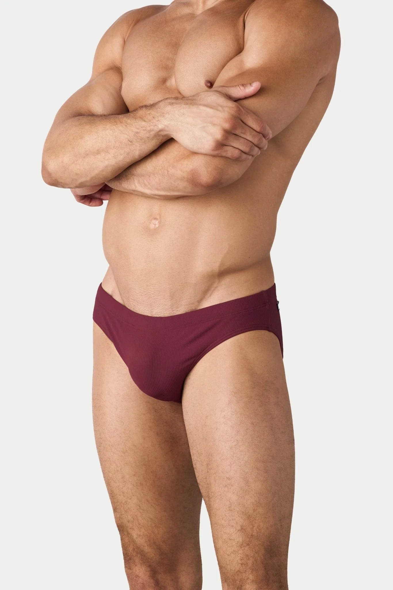OASIS Classic Swim Brief - Maroon - Image 3