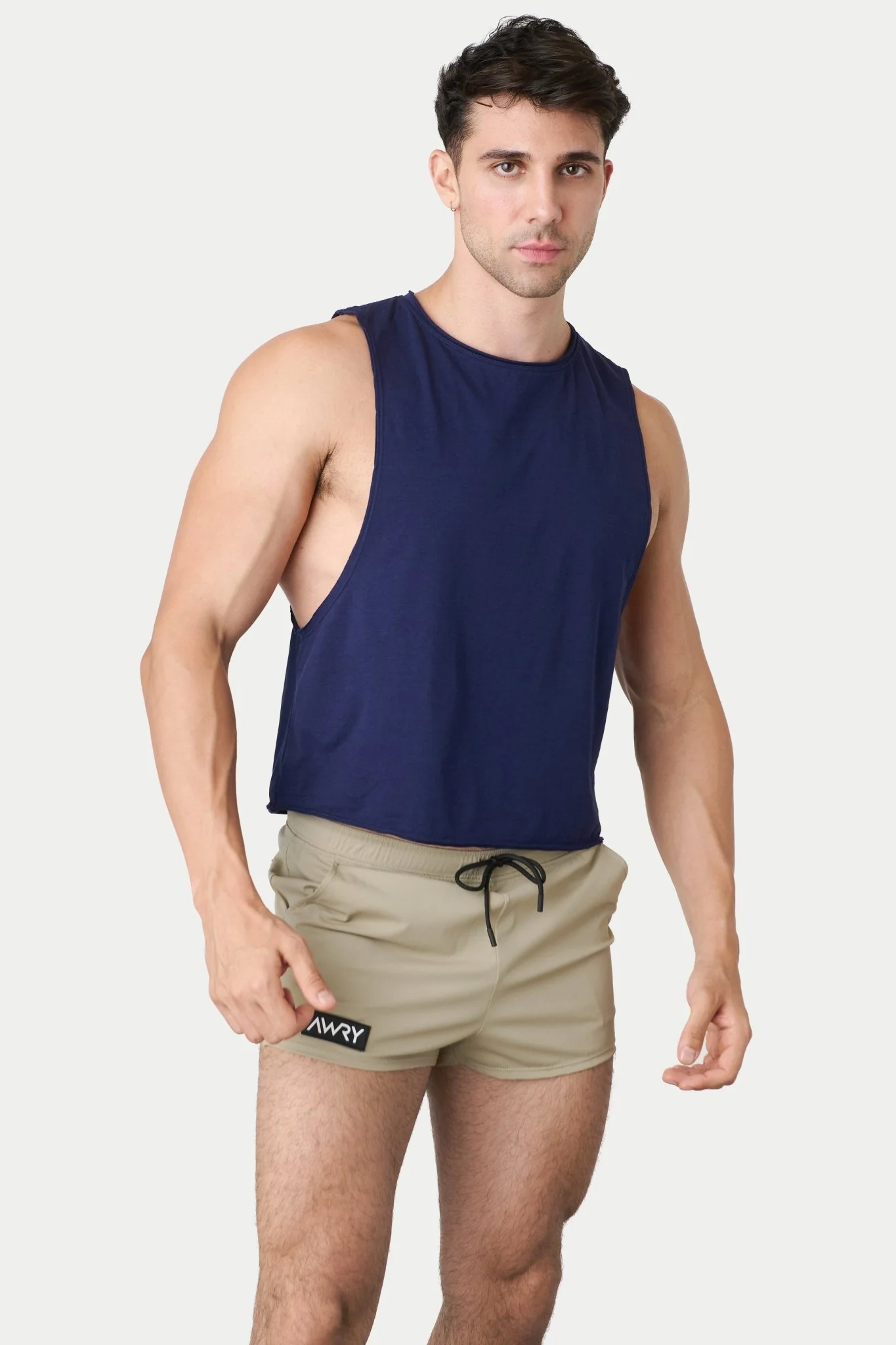 RAW Crop Tank - Navy - Image 3