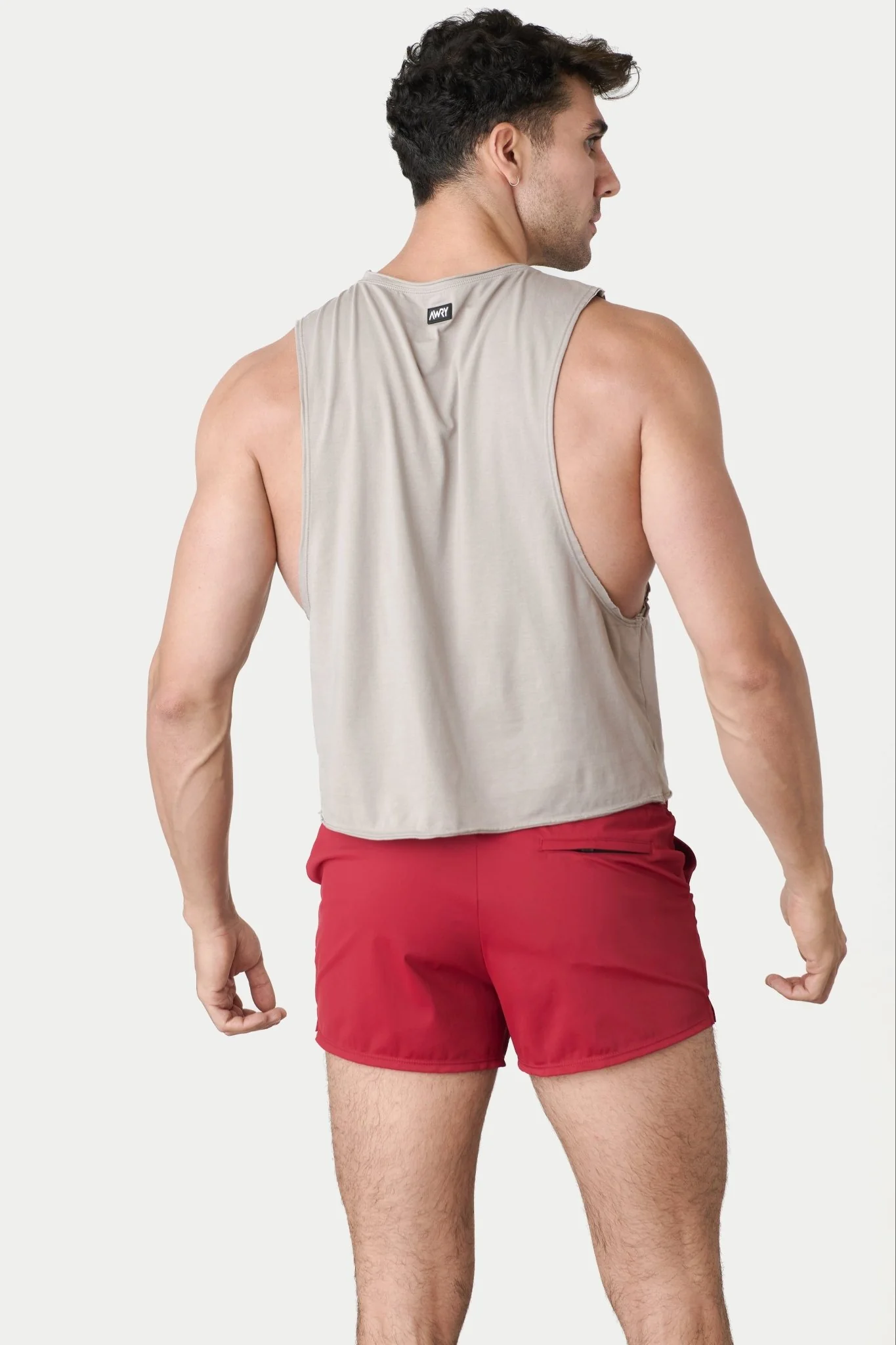 RAW Crop Tank - Taupe - Image 4