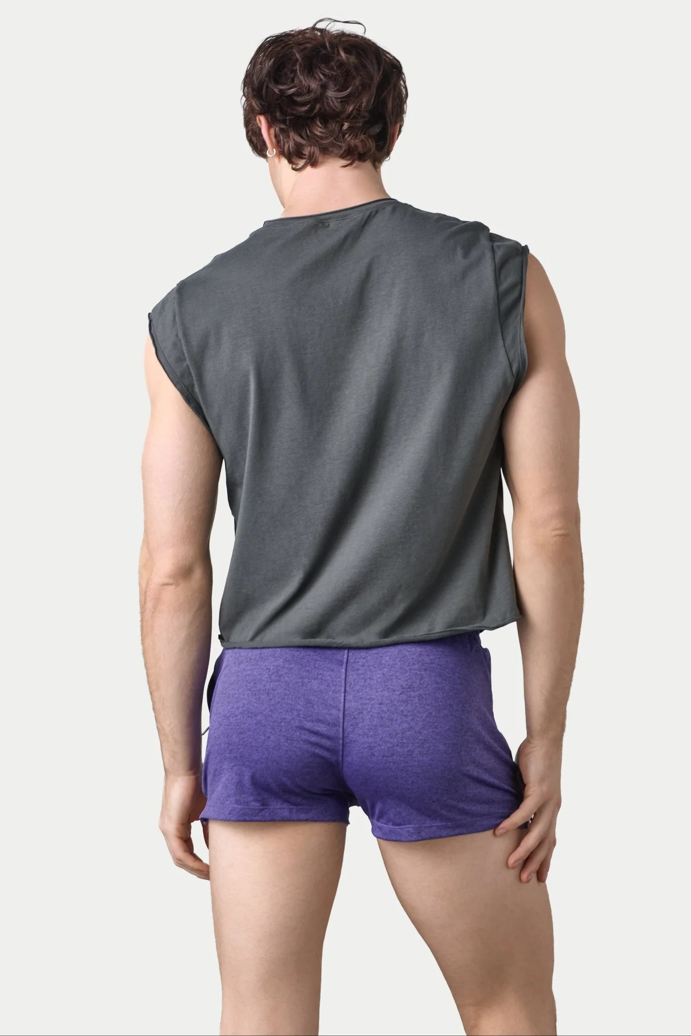 RAW Crop Tee - Charcoal - Image 5