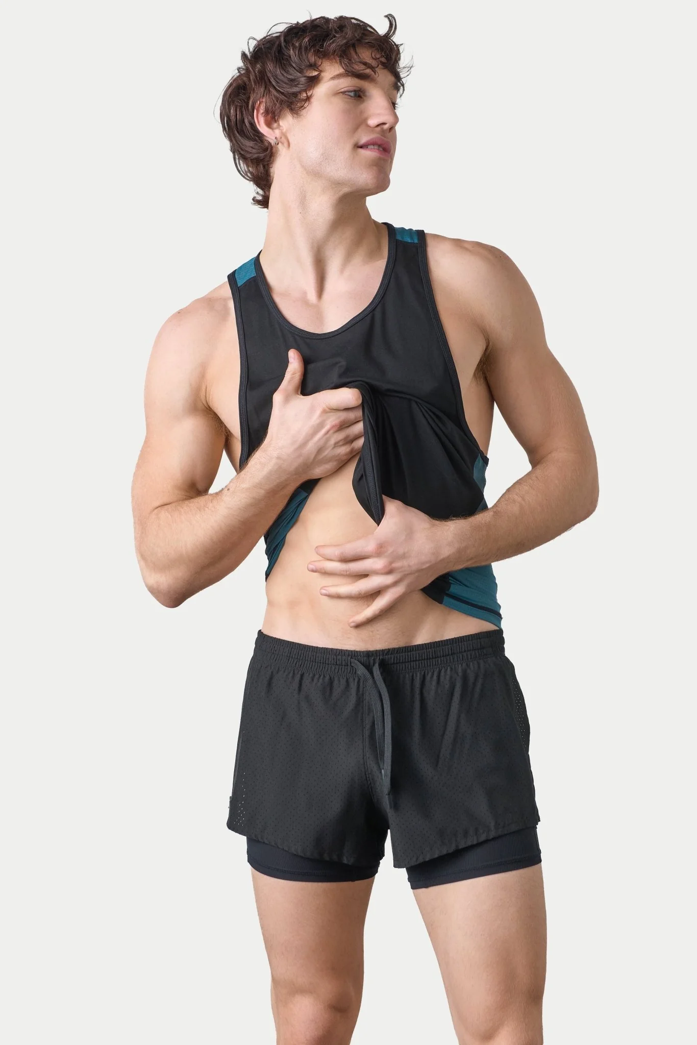 RAZOR Tank - Black & Teal - Image 3