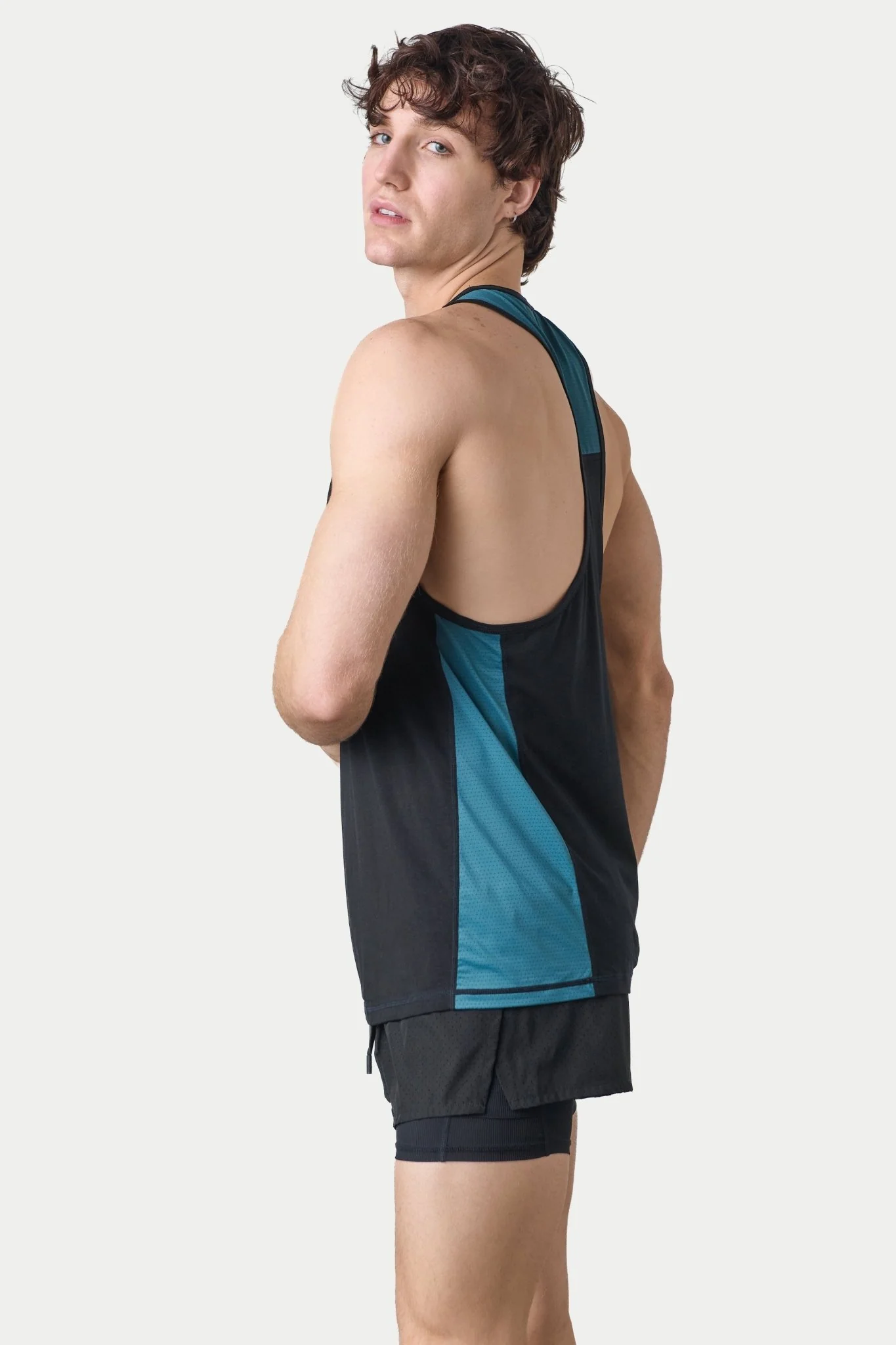 RAZOR Tank - Black & Teal - Image 4