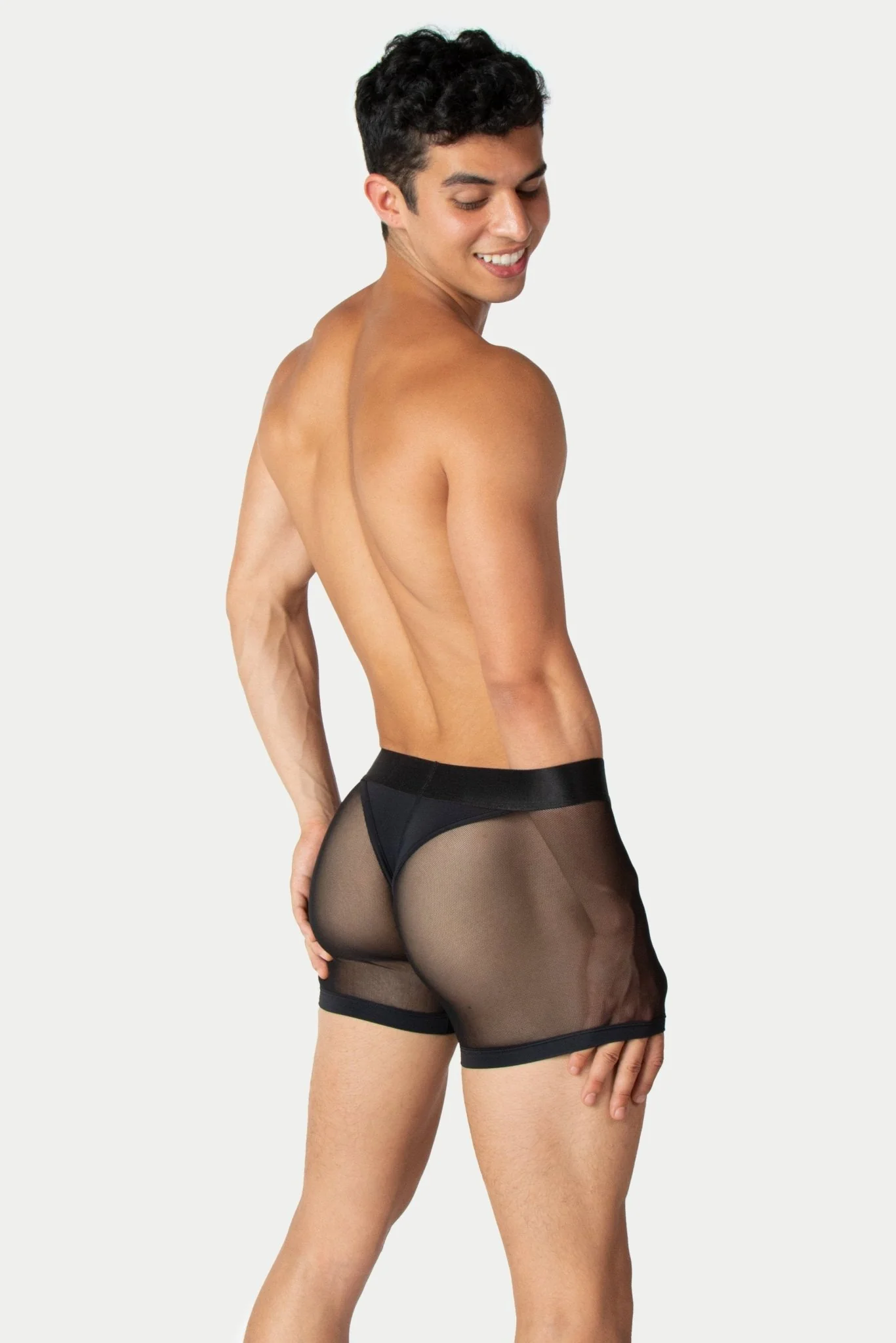 REVEAL Thong Trunks V2 - Black - Image 6