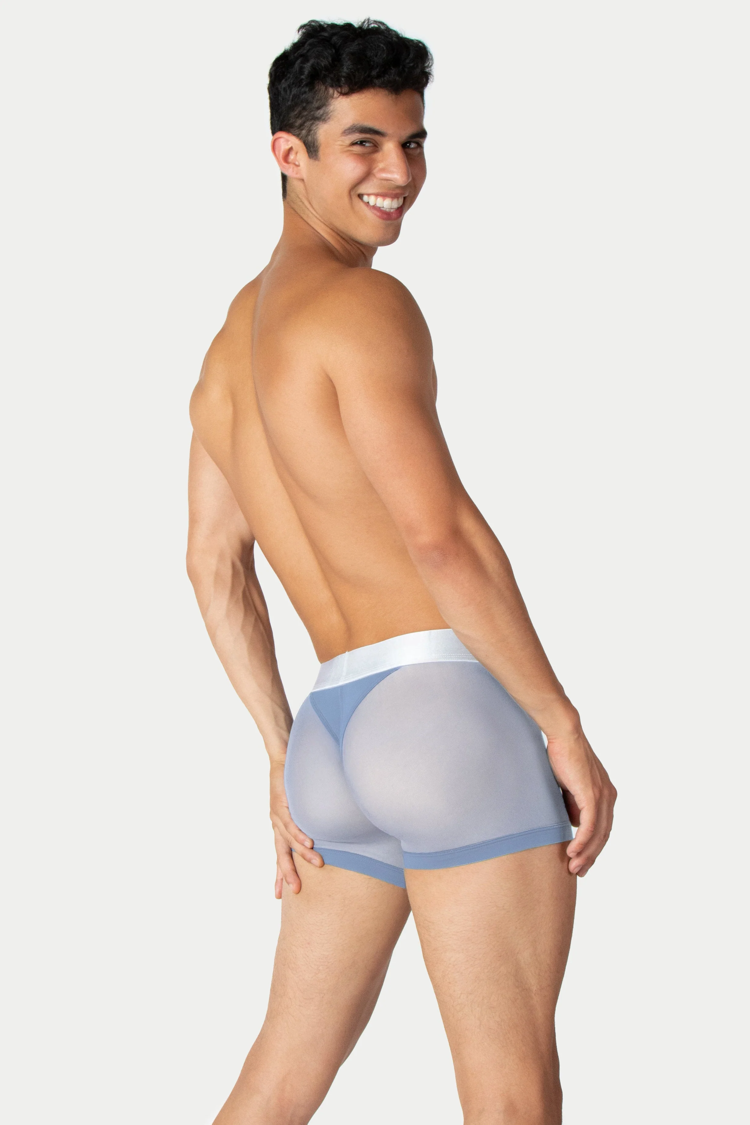 REVEAL Thong Trunks V2 - Steel Blue - Image 3