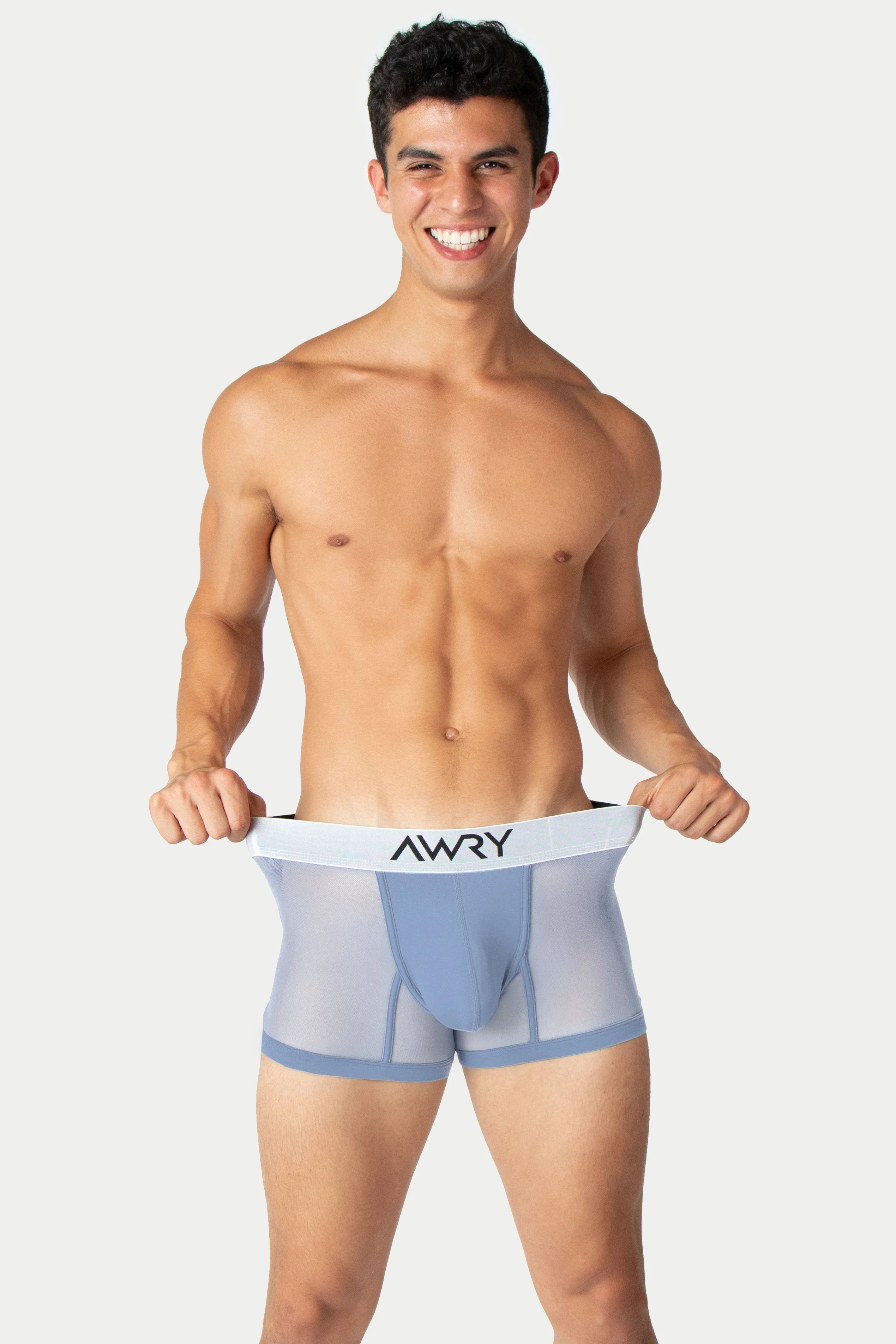 REVEAL Thong Trunks V2 - Steel Blue - Image 5