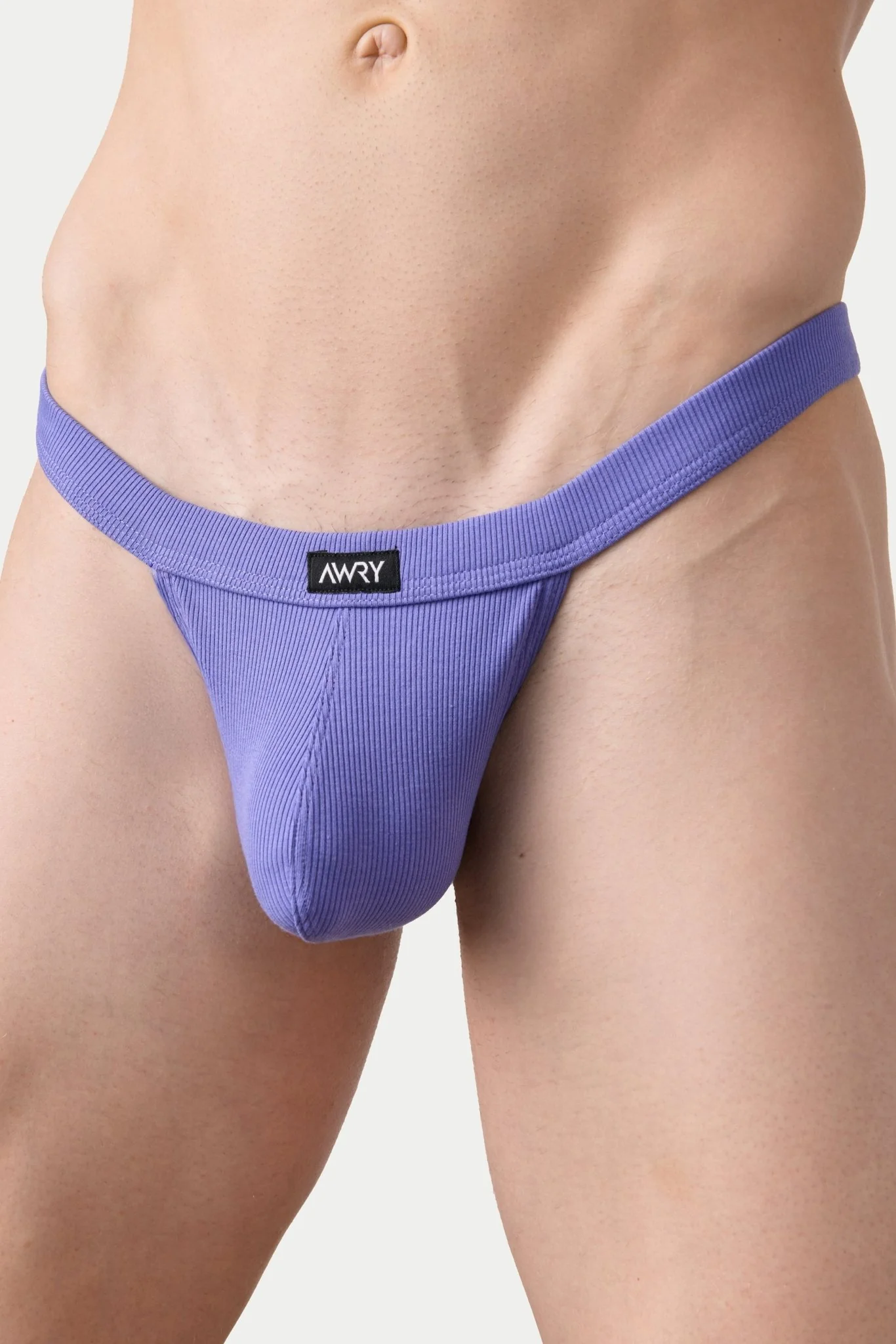 RIBBED Thong - Pastel Purple - Image 6