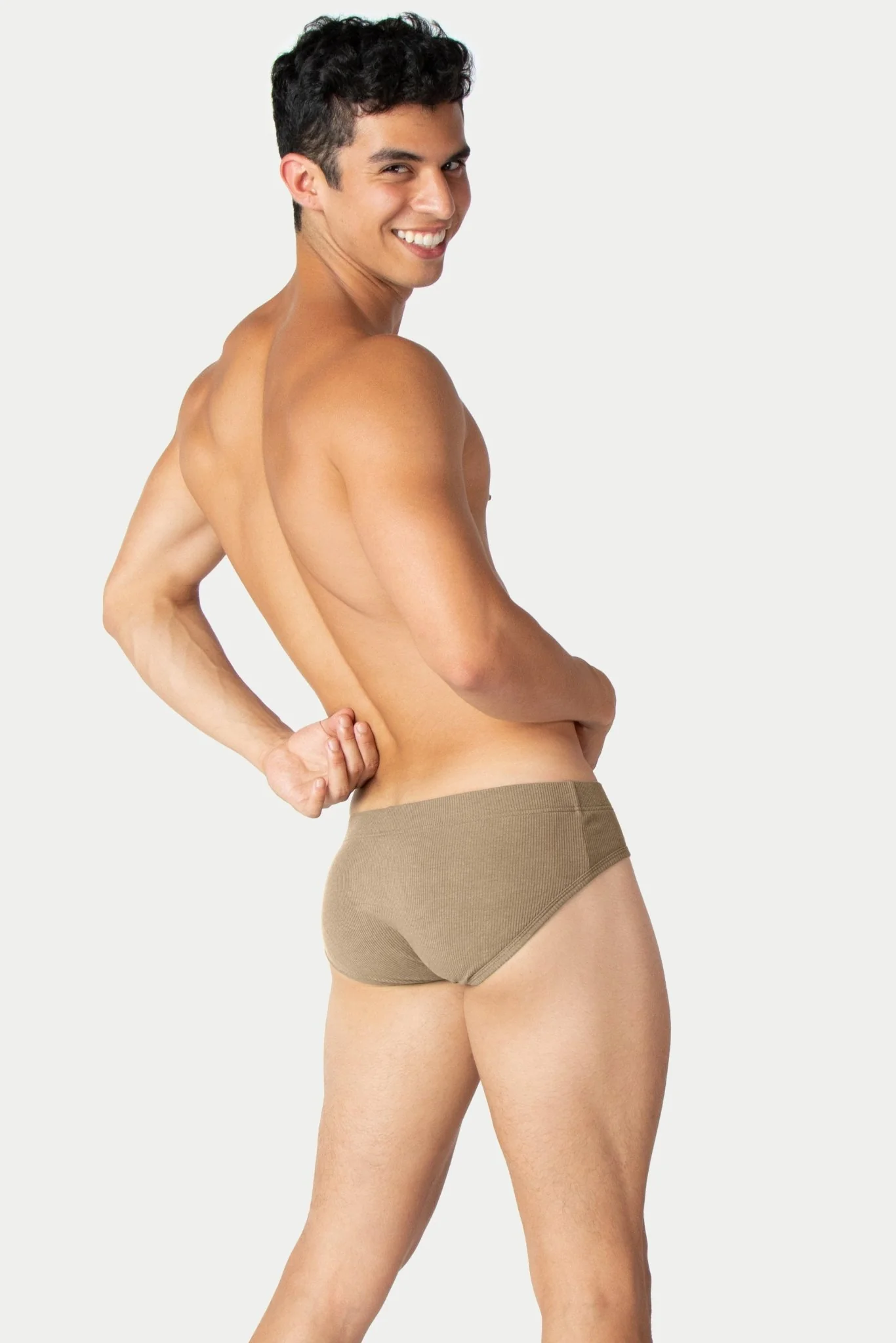 TEXTURE Briefs - Latte - Image 4