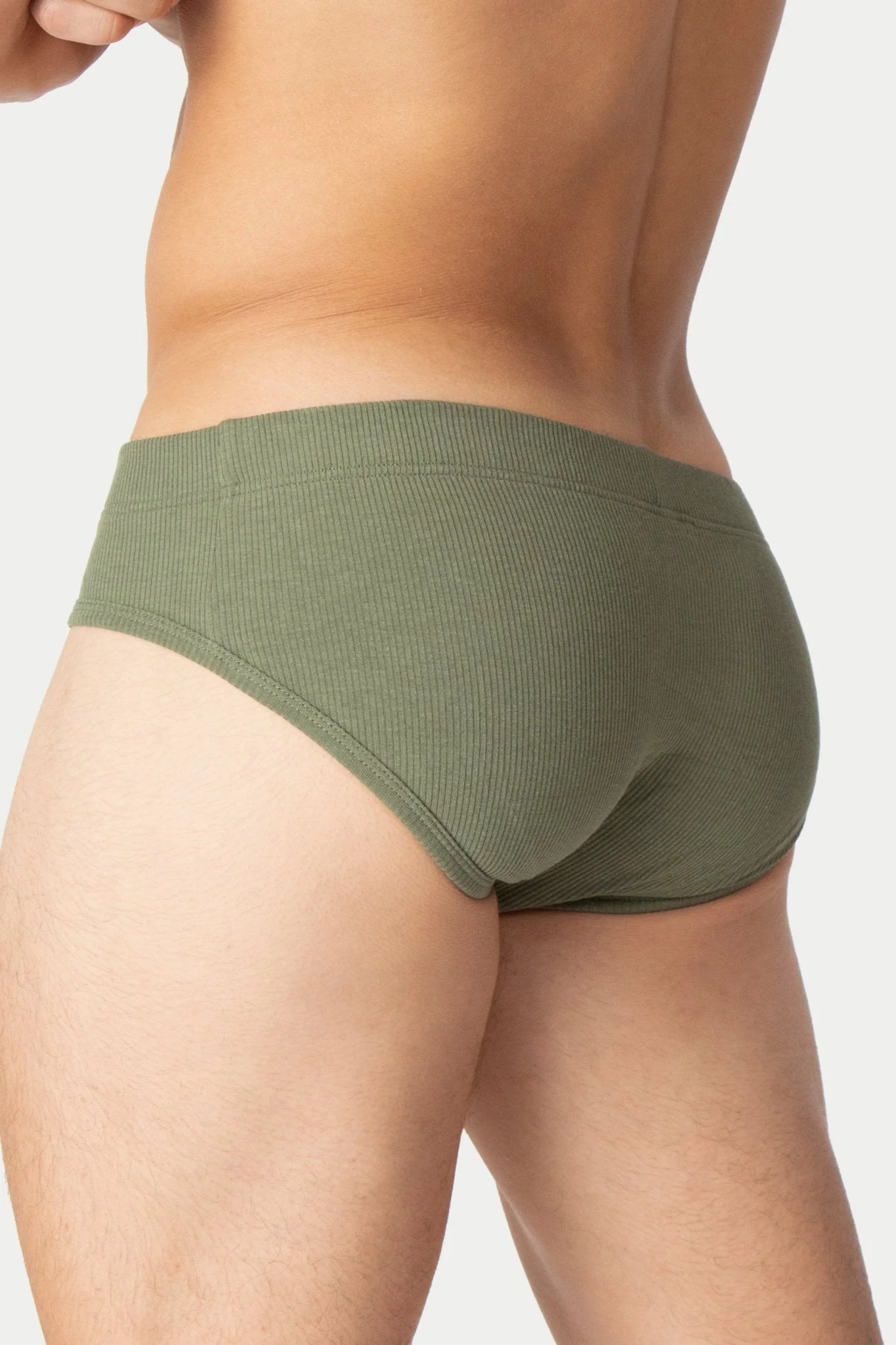 TEXTURE Briefs - Moss Green - Image 5