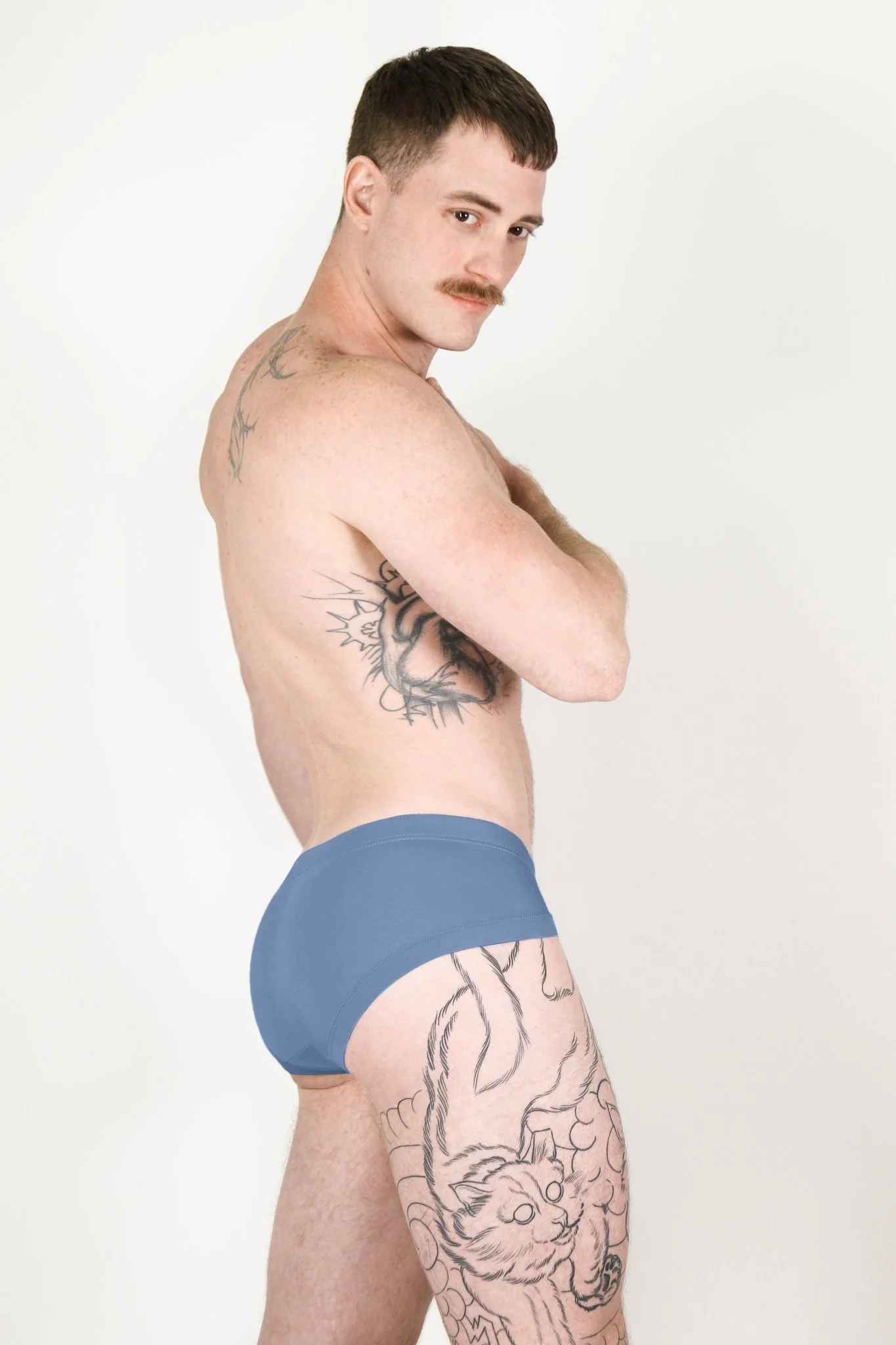 VOGUE Briefs - Steel Blue - Image 5